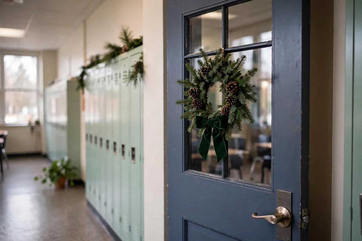 teacher christmas gifts ideas mini evergreen classroom wreath