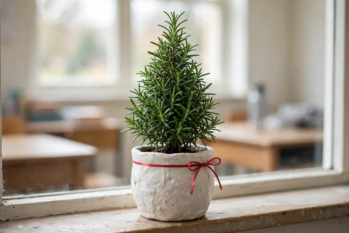 teacher christmas gifts ideas mini rosemary tree pot